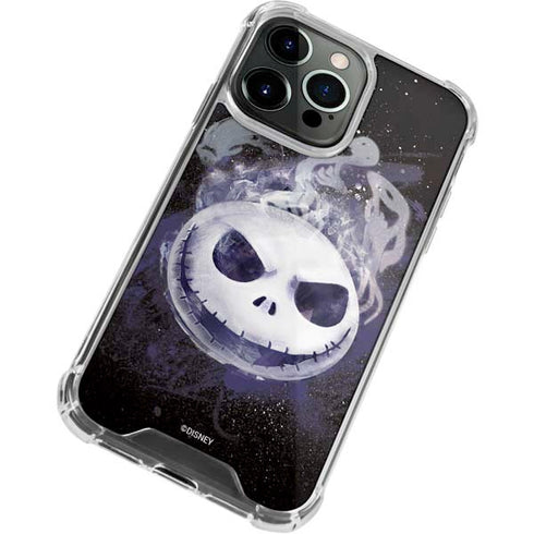 Disney The Nightmare Before Christmas Jack Skellington Face Art iPhone 14 Pro Clear Case